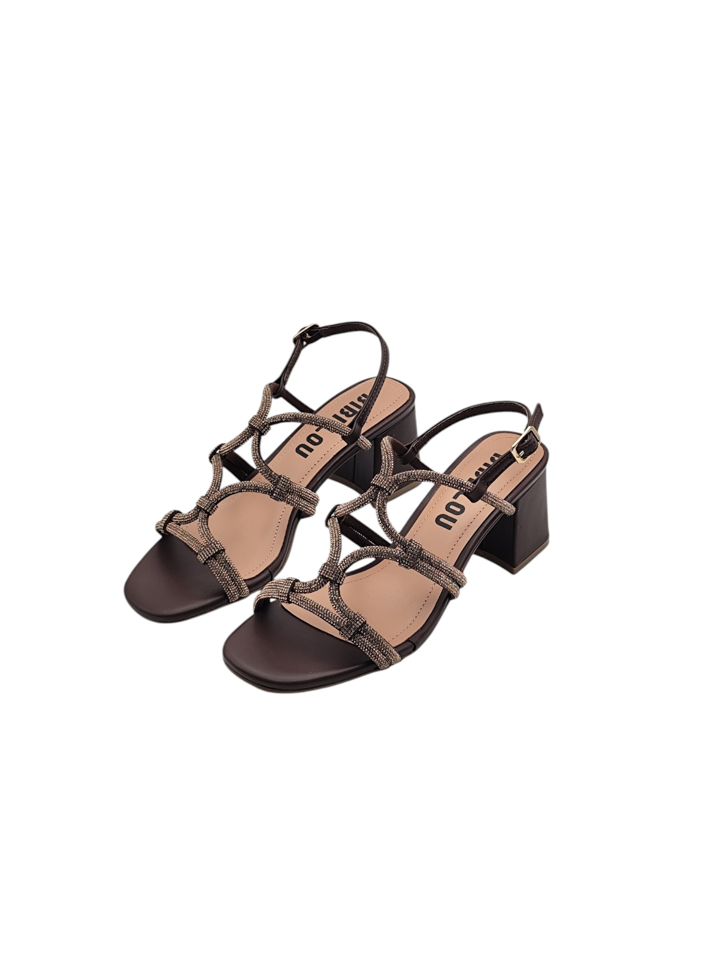 BIBI LOU Quail sandalo con strass