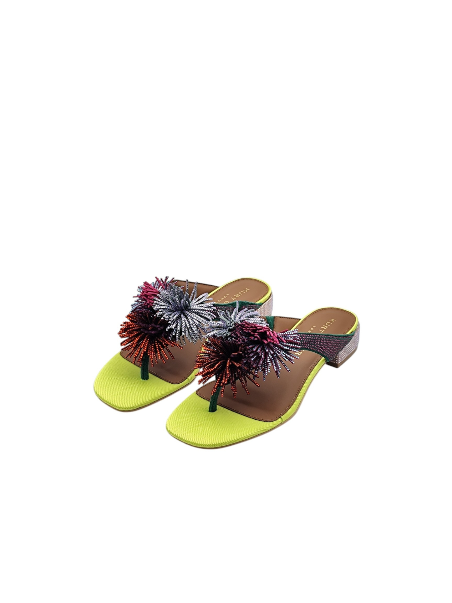 KURT GEIGER Infradito Pom Pom T-Bar Flat